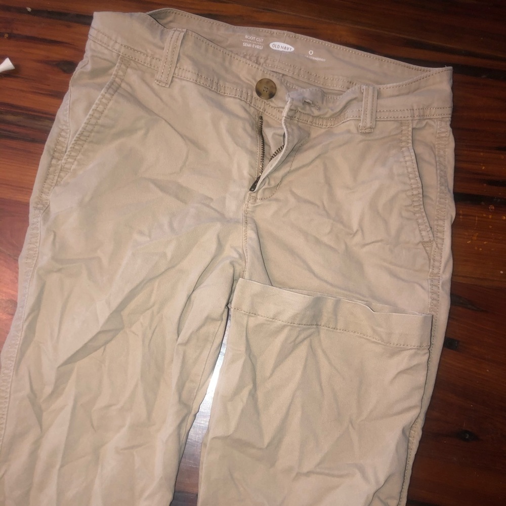 Old navy boot cut khakis